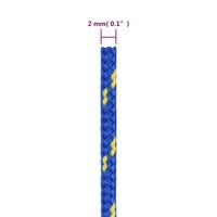 Boottouw 2 mm 25 m polypropyleen blauw 6