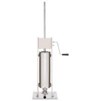 Worstenvuller handmatig 7 L roestvrij staal zilverkleurig 2