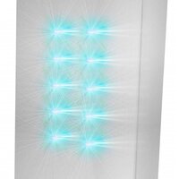 Douchepaneel gebogen roestvrij staal 10