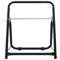 Slanghaspelwagen 48 cm 45 kg gepoedercoat staal zwart 3