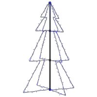 Kegelkerstboom 160 LED&amp;apos;s binnen en buiten 78x120 cm 2