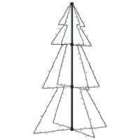 Kegelkerstboom 160 LED&amp;apos;s binnen en buiten 78x120 cm 5
