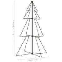 Kegelkerstboom 160 LED&amp;apos;s binnen en buiten 78x120 cm 8
