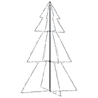 Kegelkerstboom 200 LED&amp;apos;s binnen en buiten 98x150 cm 2