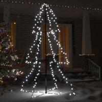 Kegelkerstboom 200 LED&amp;apos;s binnen en buiten 98x150 cm 3