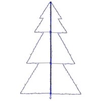 Kegelkerstboom 200 LED&amp;apos;s binnen en buiten 98x150 cm 5