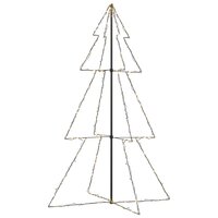 Kegelkerstboom 240 LED&amp;apos;s binnen en buiten 118x150 cm 2