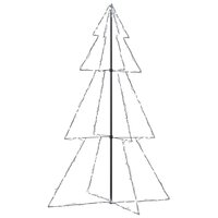 Kegelkerstboom 240 LED&amp;apos;s binnen en buiten 118x150 cm 2