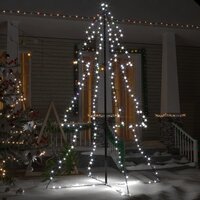 Kegelkerstboom 240 LED&amp;apos;s binnen en buiten 118x150 cm 3