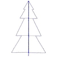 Kegelkerstboom 240 LED&amp;apos;s binnen en buiten 118x150 cm 6