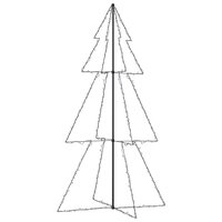 Kegelkerstboom 300 LED&amp;apos;s binnen en buiten 120x220 cm 4