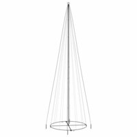 Kegelkerstboom 1134 LED&amp;apos;s blauw 230x800 cm 3