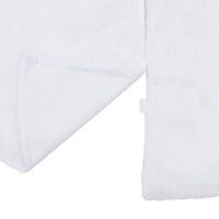 Kerstboomrok 122 cm kunstvacht wit 3