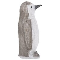 Kerstfiguur pingu&iuml;n LED binnen en buiten 30 cm acryl 6