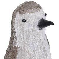 Kerstfiguur pingu&iuml;n LED binnen en buiten 30 cm acryl 8