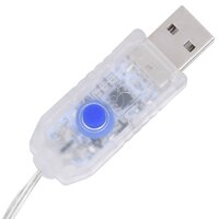 Kerstversiering vliegend rendier koudwit 120 LED&amp;apos;s wit 7