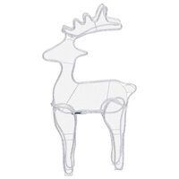 Kerstversiering rendier met mesh 306 LED&amp;apos;s 60x24x89 cm 7