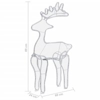 Kerstversiering rendier met mesh 306 LED&amp;apos;s 60x24x89 cm 9