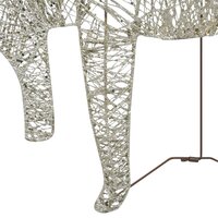 Kerstrendieren 2 st 40 LED&amp;apos;s goudkleurig 5