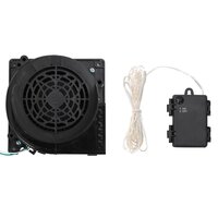 Kerstdecoratie kerstman en rendieren opblaasbaar LED 130 cm 9