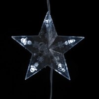 Lichtsnoergordijn sterren met 500 LED&amp;apos;s en 8 functies koudwit 5