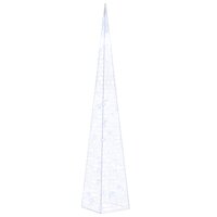 Lichtkegel decoratief LED 60 cm acryl blauw 2