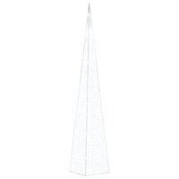 Lichtkegel decoratief LED 90 cm acryl koudwit 2