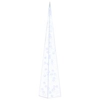 Lichtkegel decoratief LED 90 cm acryl blauw 2