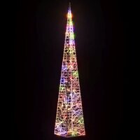 Lichtkegel decoratief LED 90 cm acryl meerkleurig 4