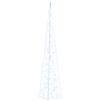 Lichtkegel decoratief LED 120 cm acryl blauw 2