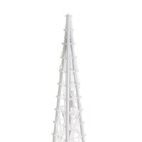 Lichtkegel decoratief LED 120 cm acryl blauw 7