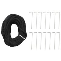 Lichtkegel aan vlaggenmast 3000 koudwitte LED&amp;apos;s 800 cm 9