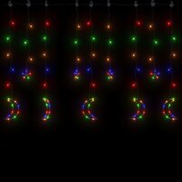 Lichtslinger ster en maan 345 LED&amp;apos;s meerkleurig 4