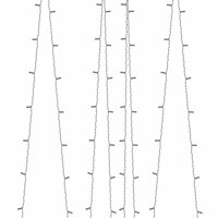 Lichtsnoeren 2 st met 2x200 LED&amp;apos;s solar binnen/buiten warmwit 6