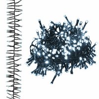 Lichtslinger cluster met 400 LED&amp;apos;s koudwit 7,4 m PVC 2