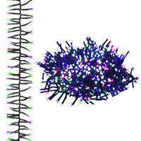 Lichtslinger cluster met 1000 LED&amp;apos;s pastel meerkleurig 11 m PVC 2