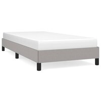 Bedframe stof lichtgrijs 80x200 cm 2