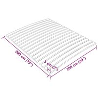 Lattenbodem met 17 latten 100x200 cm 7