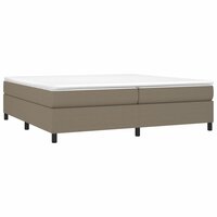 Boxspringframe stof taupe 200x200 cm 3