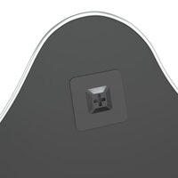 Wandspiegel 60x50 cm zilverkleurig 5