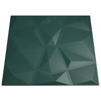 24 st Wandpanelen diamant 6 m&sup2; 50x50 cm XPS groen 6