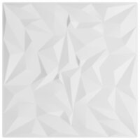 24 st Wandpanelen amethist 6 m&sup2; 50x50 cm XPS wit 2