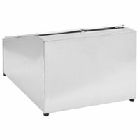 Gastronormbakkenhouder met 4 GN 1/6 bakken roestvrij staal 5