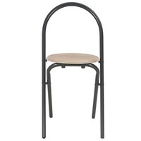 3-delige Eethoek inklapbaar met opbergrek MDF en staal 11