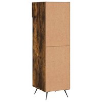Schoenenkast 30x35x105 cm bewerkt hout gerookt eikenkleurig 6