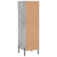 Schoenenkast 30x35x105 cm bewerkt hout betongrijs 8