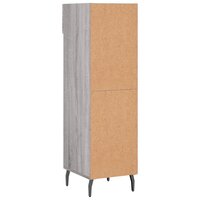 Schoenenkast 30x35x105 cm bewerkt hout grijs sonoma eikenkleur 8