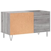 Platenkast 85x38x48 cm bewerkt hout grijs sonoma eikenkleurig 6