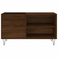 Platenkast 85x38x48 cm bewerkt hout bruin eikenkleur 4