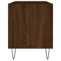 Platenkast 85x38x48 cm bewerkt hout bruin eikenkleur 5